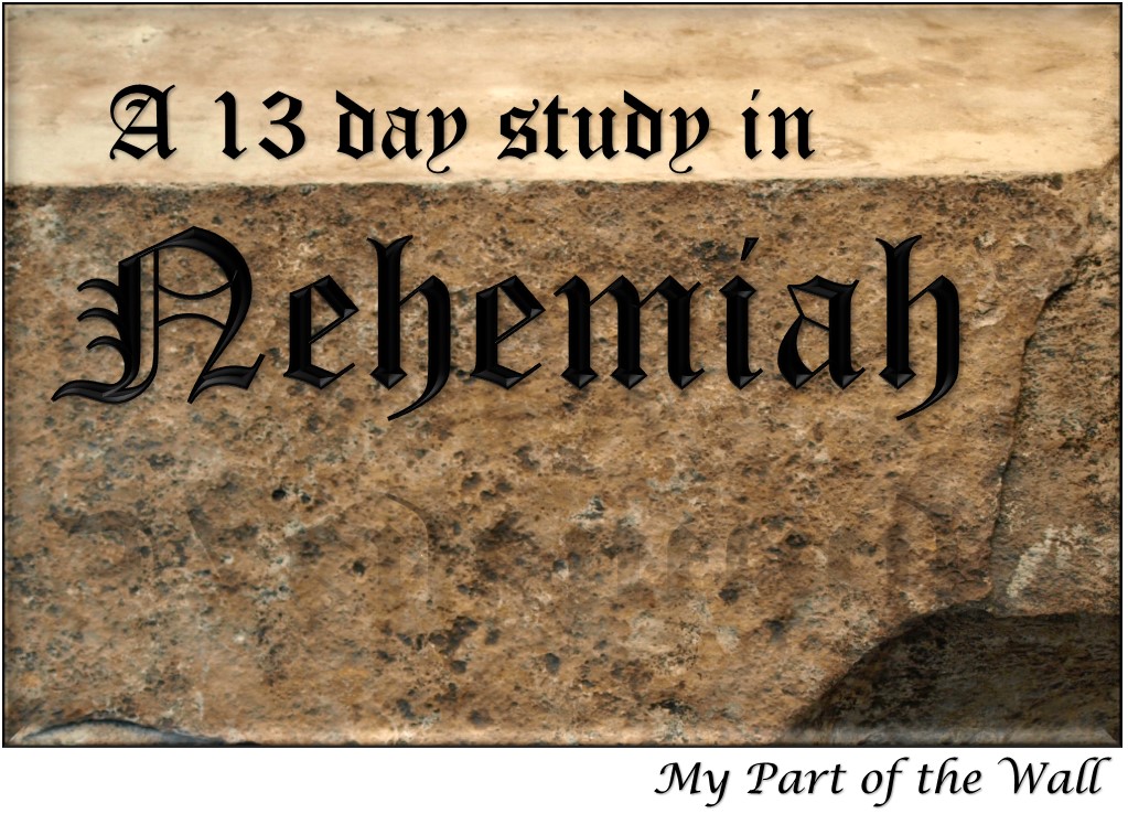 How many chapters are there in the book of nehemiah 13 Days In The Book Of Nehemiah For God S Glory Alone Ministries